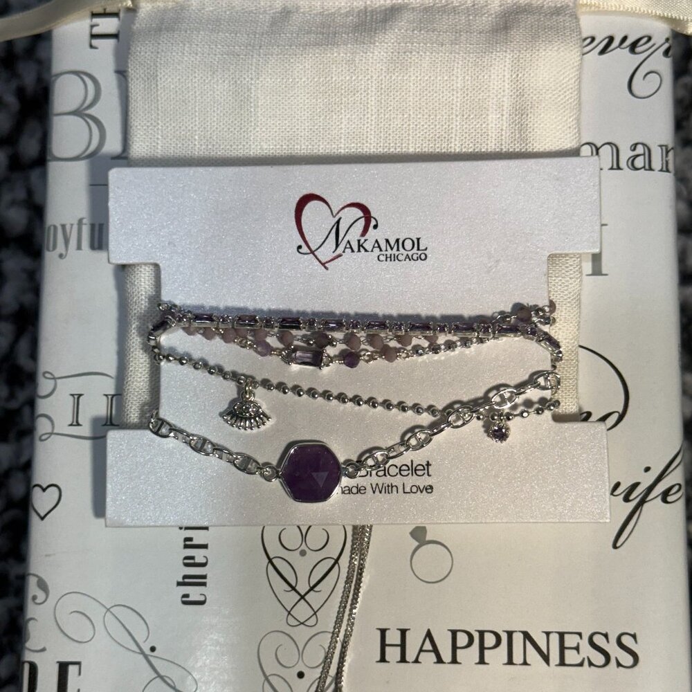 NWOT Nakamol Handmade Wrap Bracelet